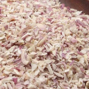 dehydrated pink onion chopped