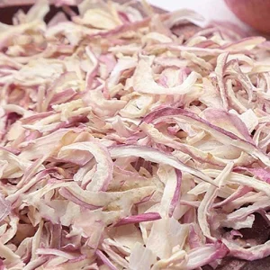 dehydrated pink onion kibbled